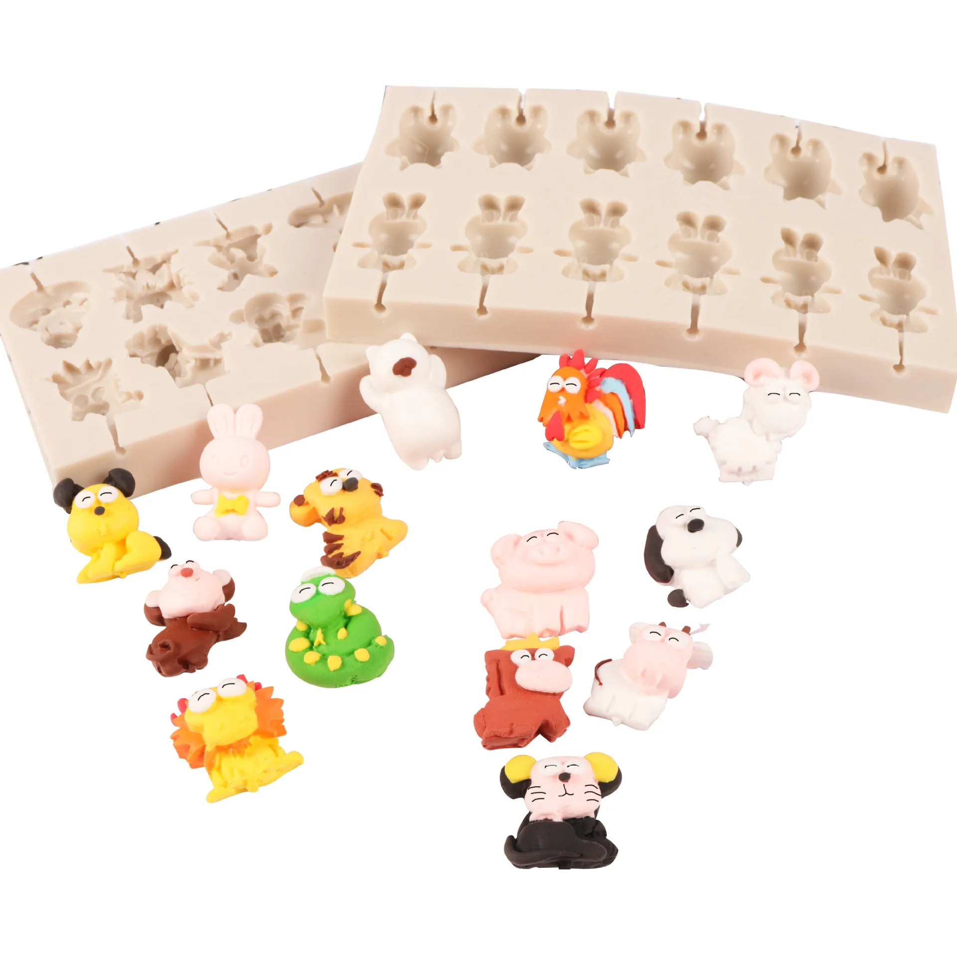 

Silicone Lollipop molds Christmas Lips Shaped Chocolate Pop Mould Animal Fondant Cake Decorating tools Baking Sugar Craft Mold