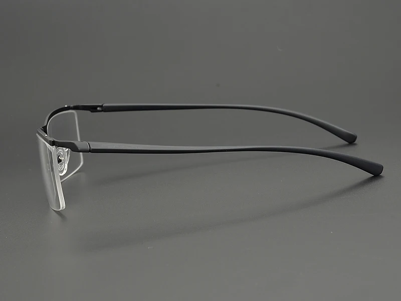 Очки из титанового сплава, полуоправы, полуквадратные очки для близорукости, оправы для очков по рецепту, мужские новые деловые оптические очки