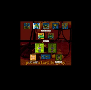 

International Tennis Tour USA Version 16 bit Big Gray Game Card For NTSC Game Player