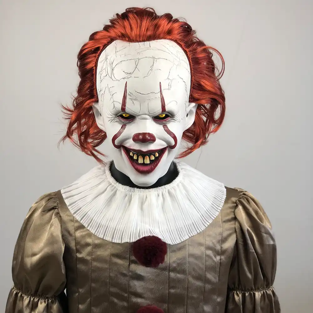 joker pennywise cosplay costume mask stephen king it chapter two