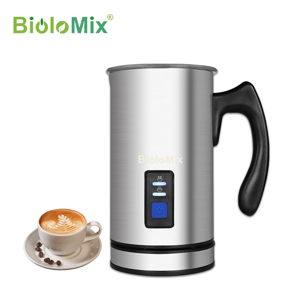 Espumador de leche eléctrico con 3 funciones para capuchino, Vaporizador de leche automático para chocolate caliente, café, capuchino, espuma