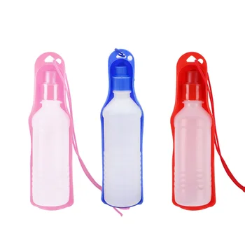 

Foldable Pet Water Bottle Handheld Outdoor Travel Squeeze Animal Water Dispenser Bowl Leakproof Drinking Feeder
