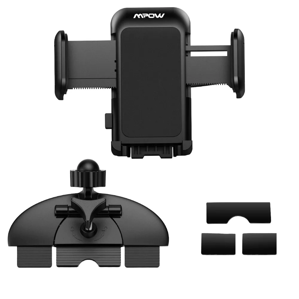Original MPOW Universal Smartphone CD Slot Car Mount Phone Stand Holder Cradles with Three Side Grips For iPhone XSX876 (7)