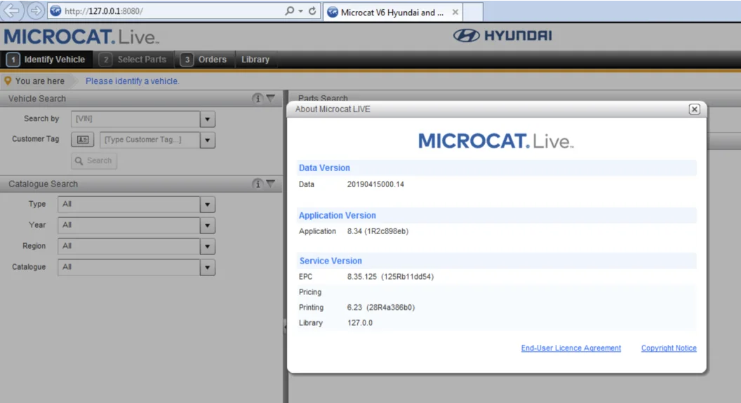 Запчасти для Hyundai Micro-cat V6 06/2021 Каталог OEM (с горячей фиксацией флэш-плеера) [06/2021] |