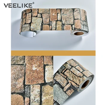 

Self Adhesive Floor Window Decal Living Room Decor Floor Border Skirting Sticker Waterproof Waist Line Wallpaper Home Decor Film