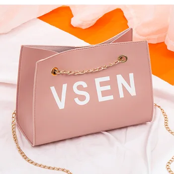 

Letter Printed Versatile Fashion Women's New Arrival Large-Volume Simple Handbags Trend Printed Lettered Tote Bags Shoulder Bags