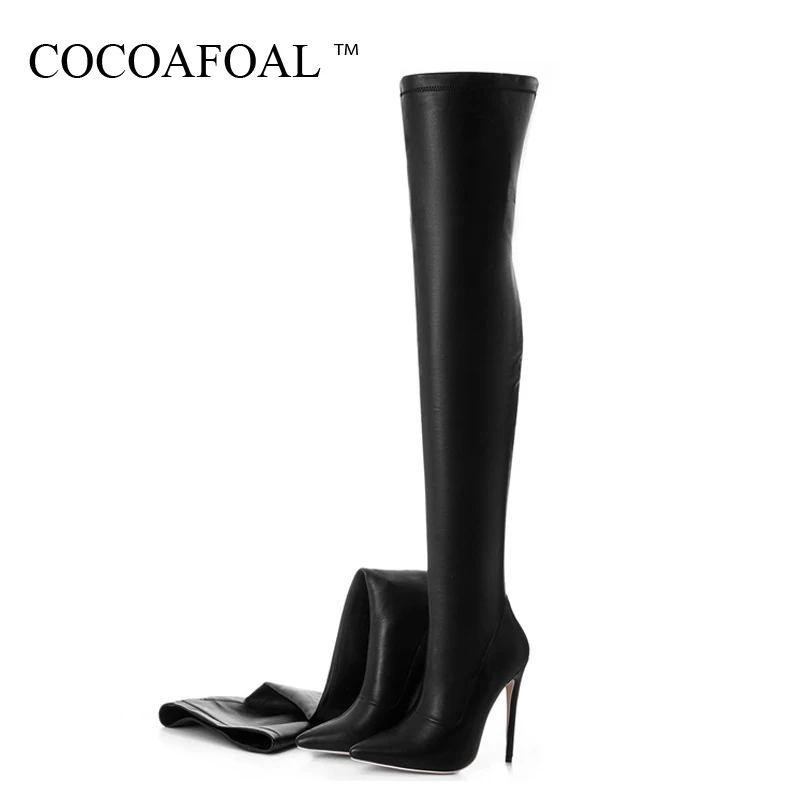 

KEAIQIANJIN Women's Over The Knee Boots Woman High High Boots Autumn Winter Plus Size Fashion Over The Knee Boots Thigh High