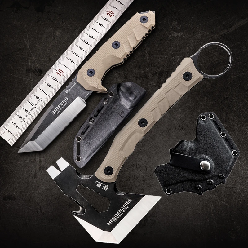 New Arrival Mini Camping Hatchet and Knife set Multifunctional Survival