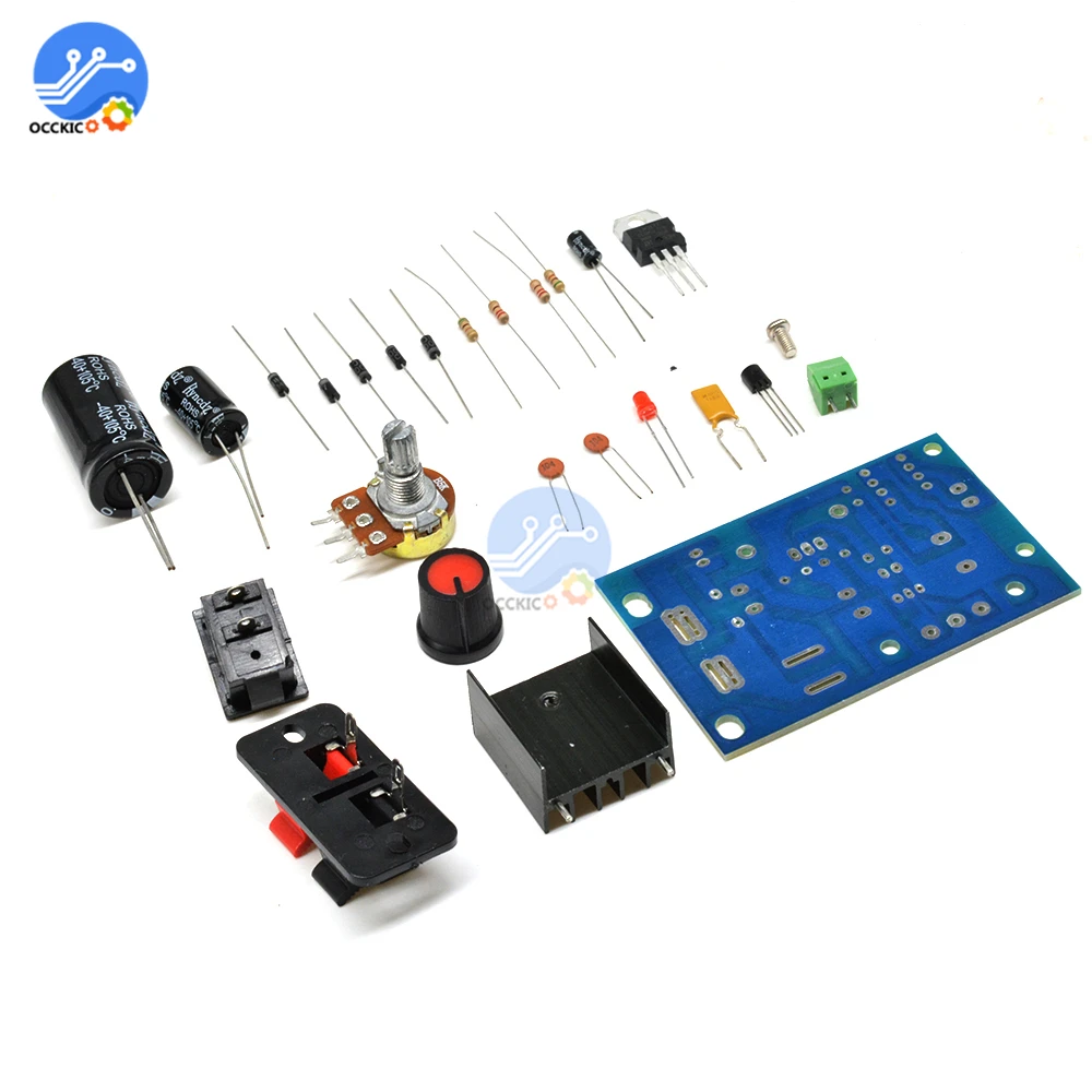 LM317 понижающий DC 5V 35V до 1 25 V 30V DIY наборы AC/DC блок питания|step down|step down dcstep dc |