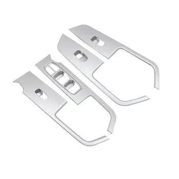 

For Hyundai ix25 Creta 2018 2019 2020 accessories Inner door armrest Car Window Switch Adjust Panel Trim Cover ABS chrome