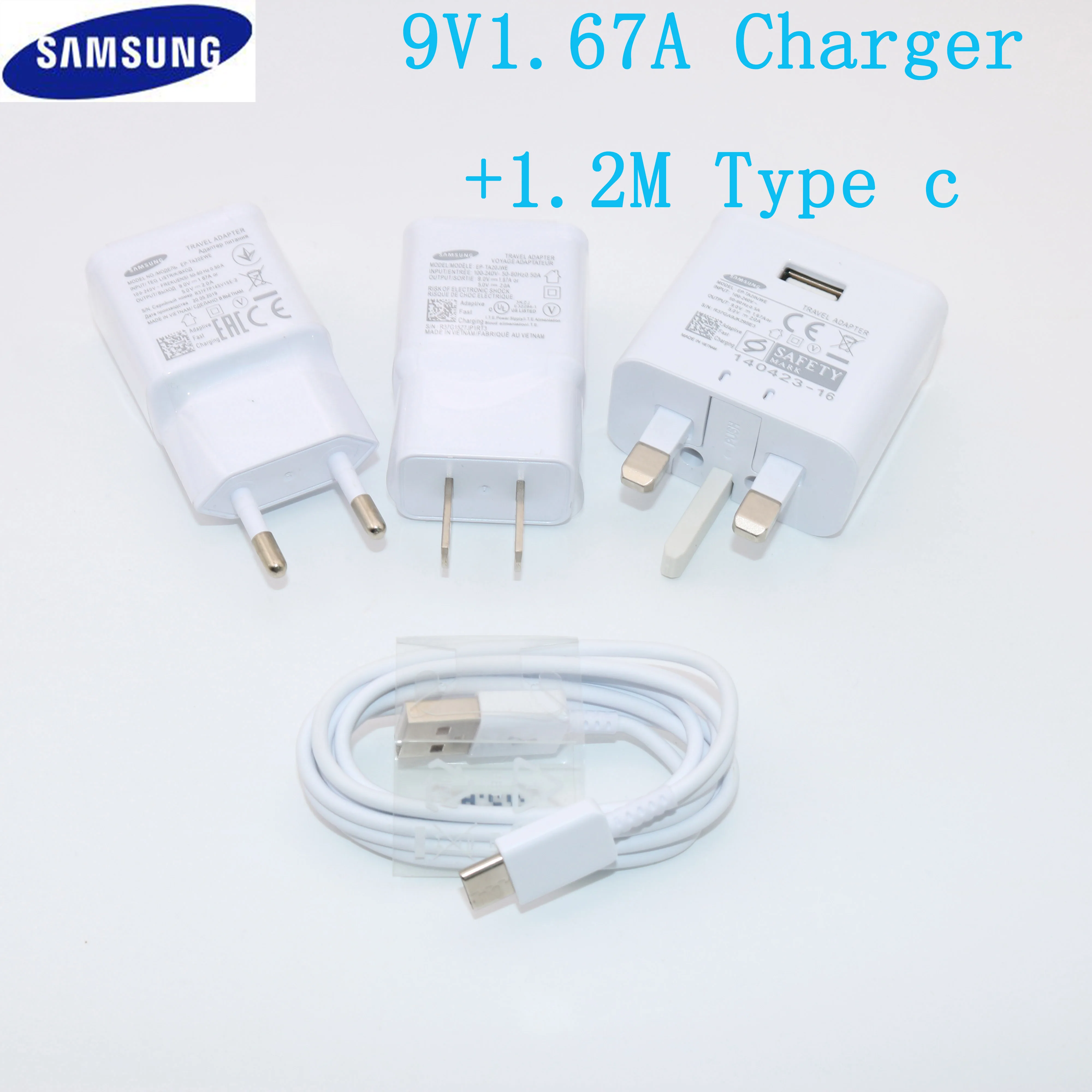 USB адаптер Samsung для быстрой зарядки тип C 9 В Galaxy S10|Зарядные устройства| |