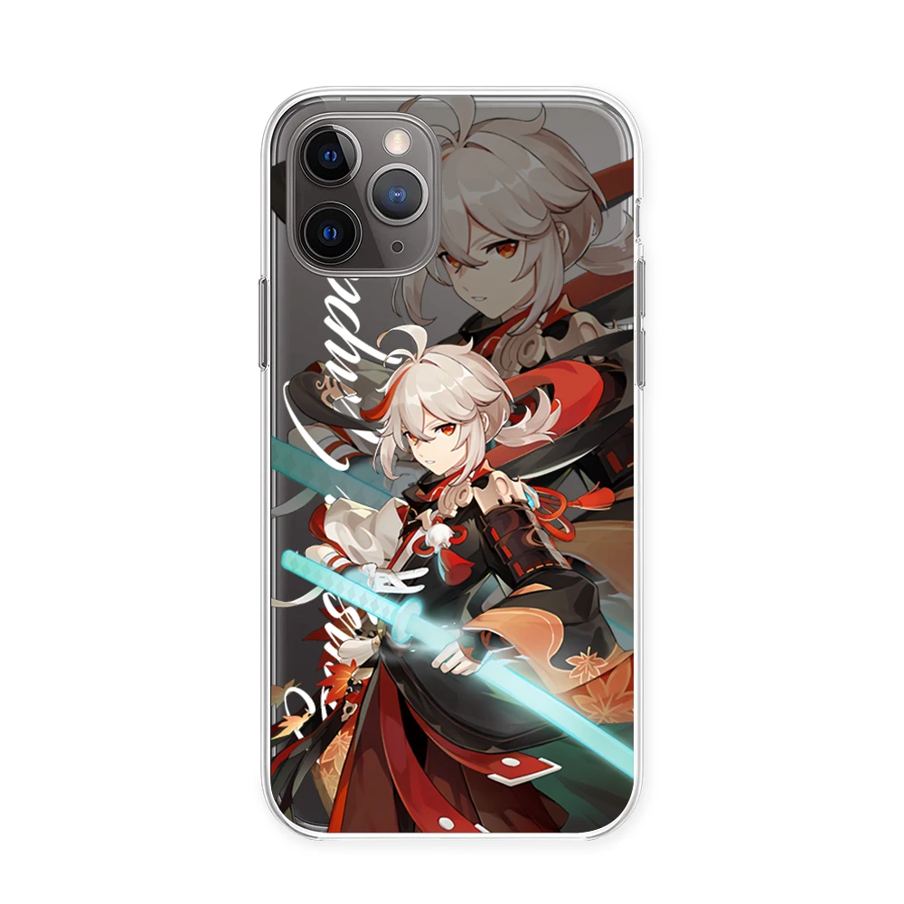 Hot Genshin Impact Transparent Mobile Phone Case For IPhone 13 12 11 Pro Max Xs X Xr 7 8 Plus Personality DIY Desin Clear Cover