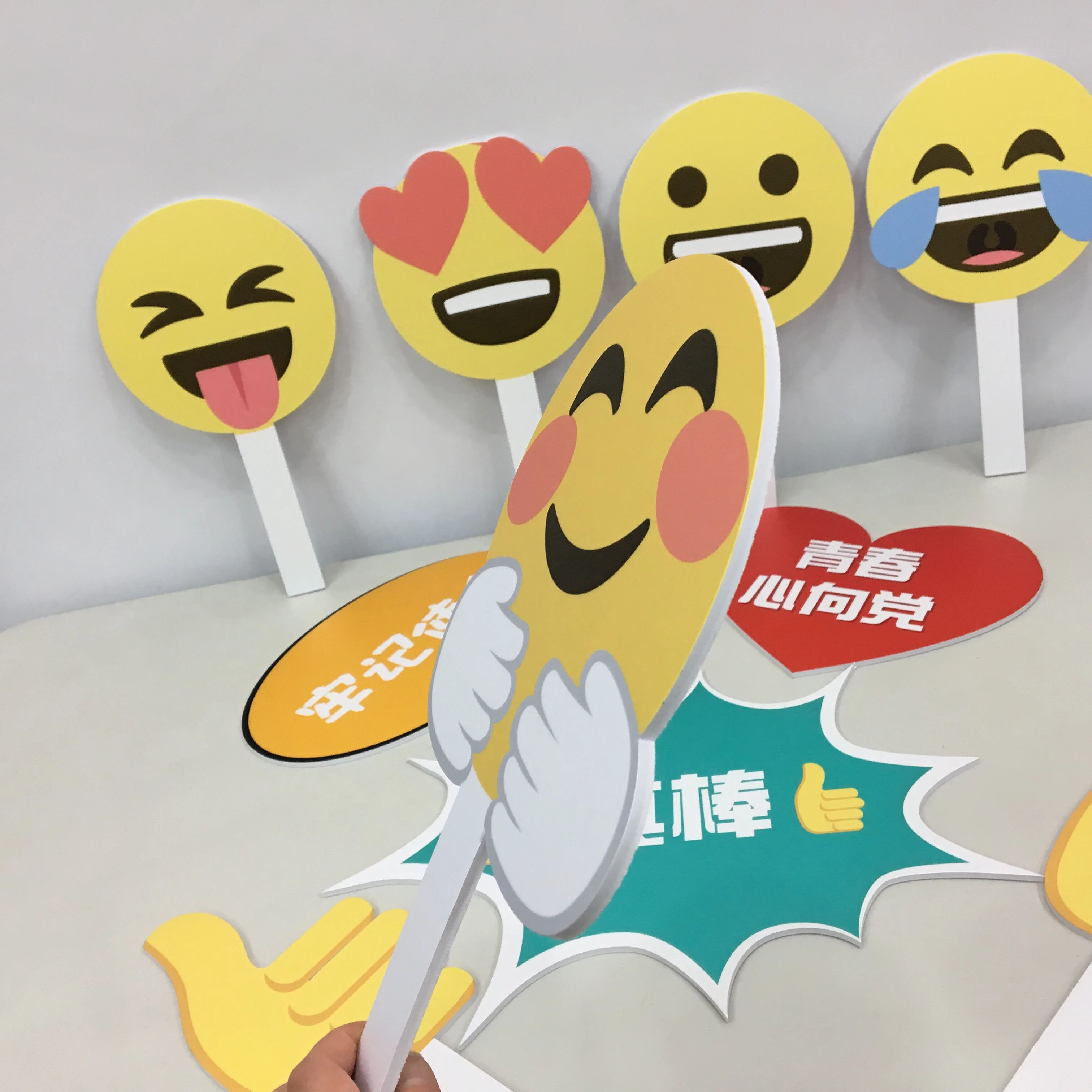 Custom design printed pvc foam board photo booth sign props