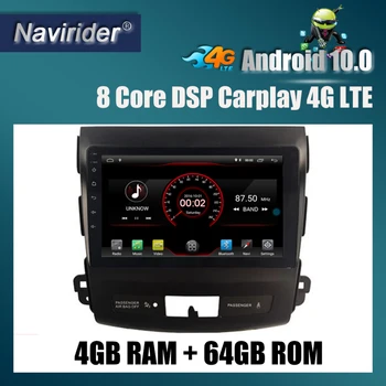 

Built in 4G Lte car Intelligent navigation tape recorder 10 android car gps radio multimedia player for mitsubishi Outlander