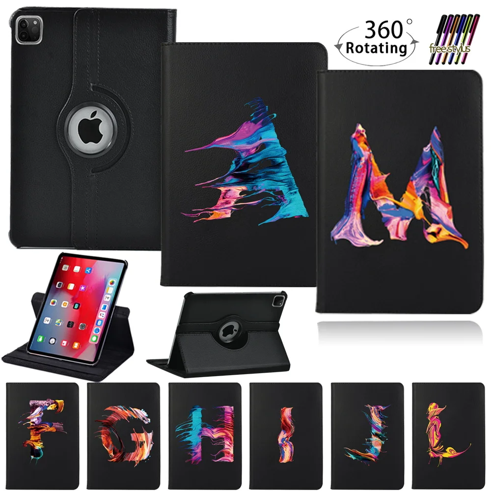 

360 Rotating Case for IPad Pro 11 2020 2018 Pro 10.5 Inch PU Leather Tablet Cover for IPad 9.7 Inch Smart Stand Protective Case