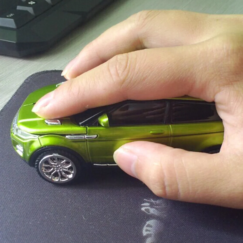 2.4GHz High Accuracy Optical Car Shape With USB Receiver Mouse Home Office LED Light Gaming Ergonomic For PC Tablet Wireless 3D