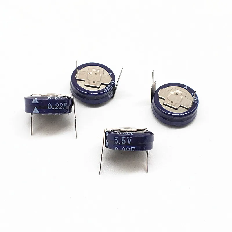 1 шт. 5 V 0.22F H тип память энергии 5.5V0.22F|Аксессуары для батарей и ЗУ| |