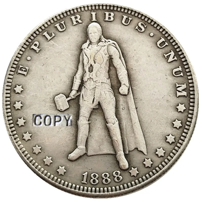 

HB(01)-HB(06) US Hobo Dollar Hand Carved Creative Design Copy Coins