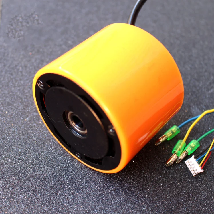 200W-450W 24-36V electric skateboard hub motor, robot handling trolley, 70mm hub motor, replaceable tire skin