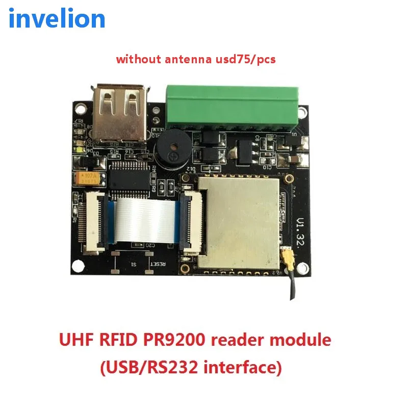 Мини rs232 usb 1 м расстояние uhf rfid считыватель модуль ttl uart интерфейс встроенный 0-5dbi микро керамика антенна