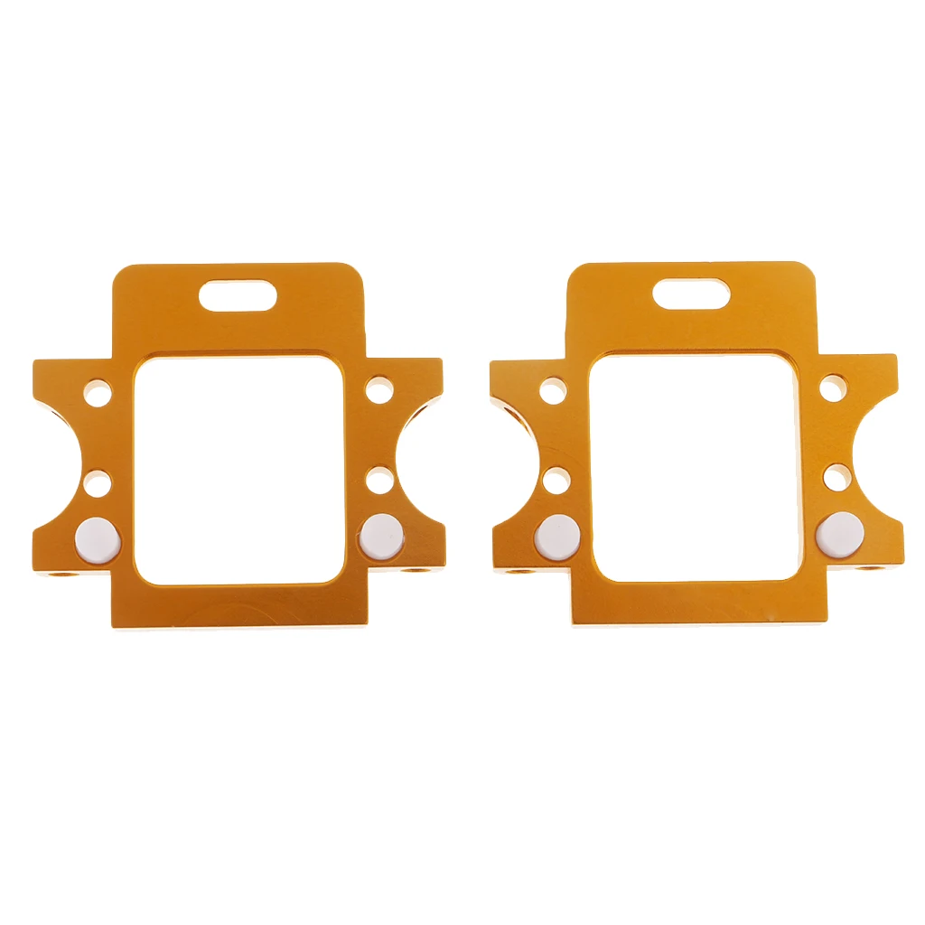 2pcs Aluminum Rear Gear Box Mount for HSP 1/10 RC On-road Cars/ Buggy/ Truck