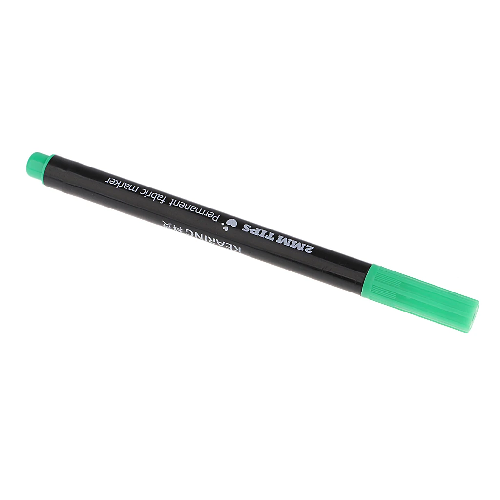 2mm T-Shirt Permanent Fabric Paint Marker Pen Textile Clothes Shoes DIY Craft