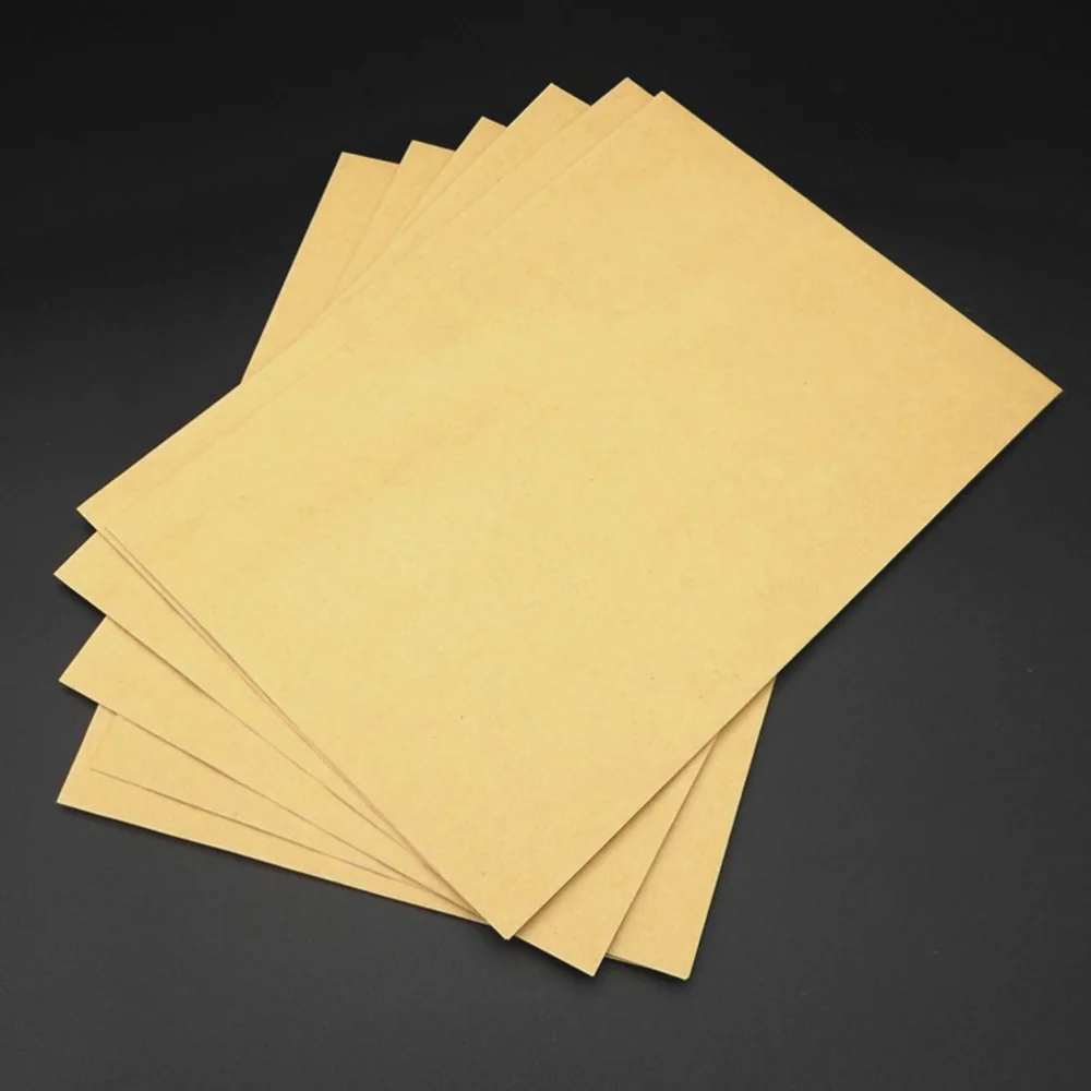 50pcs Kraft Paper Envelope Blank Classic Plain Color Envelopes for Office School Business Letter Storage Envelope (229x162mm) kraft paper envelopes mailing envelopes