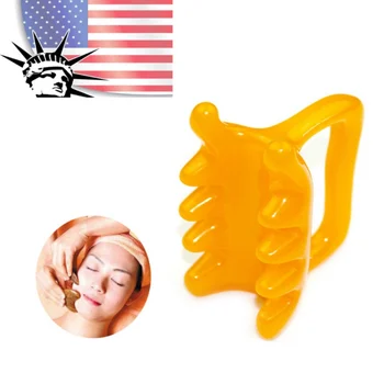 

Scraping board Beeswax Face Beauty Leg Backside Physical SPA Therapy Scraping Board Plate Tool Deep Massage Meridian Points