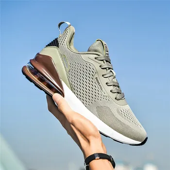 Air Cushion Sneakers Men and Women Hot New Breathable Mesh Running Shoes Outdoor Sports Lightweight Athletic Gym Men Shoes