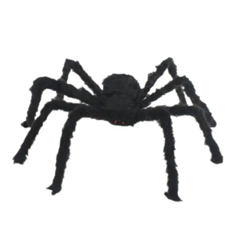 59 дюймов Гигантский черный Человек-паук на Хэллоуин вечерние украшения поставки реалистичный реквизит