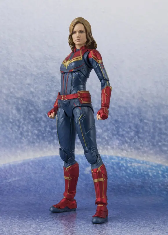 SHF Marvel мстители капитан Марвел шарнирная фигурка модель игрушки|Игровые фигурки