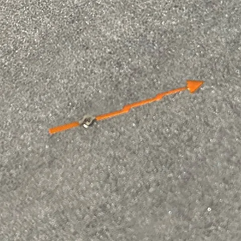 Milgauss Watch Hand Spare Watch Pointer Indicator Watch Accessories for NH35/ NH36/ 4R/ 7S