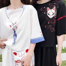 Neploe, летняя женская футболка с мультяшным принтом, Японские футболки для косплея, Harajuku, Свободные повседневные женские футболки с графикой, уличная одежда, топы