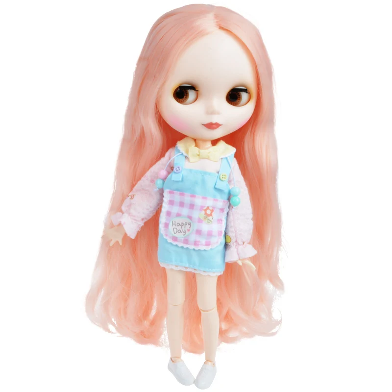 Blyth кукла Blyth матовое лицо матовая белая кожа 1/6 BJD шарнирная кукла пользовательские куклы для девочек подарок для коллекции кукол