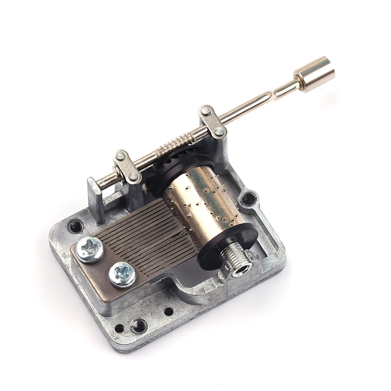 1pcs Mini Hand Crank Music Movement Music Box Diy Movement Play