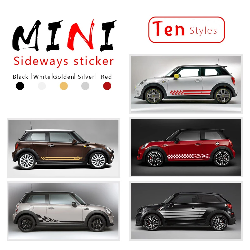 2Pcs Car Long Side Sticker For Mini Cooper R56 R57 R58 R50 R52 R53 R59 R61  Countryman R60 F60 F55 F56 F54 Tuning Car Accessories|Car Stickers| -  Aliexpress 2Pcs Car Long Side Sticker For Mini Cooper R56 R57 R58 R50 R52 R53 R59 R61  Countryman R60 F60 F55 F56 F54 Tuning Car Accessories|Car Stickers| -  Aliexpress