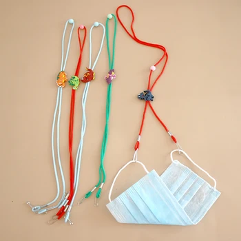 

Cap Anti-drop Lanyard Mask Hanging Rope Face Mask Lanyard Mask Holder Adjustable Traceless Ear Hanging Rope Two Hooks