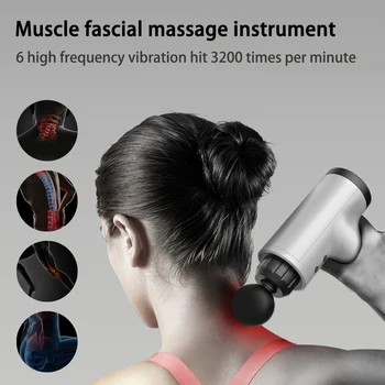 

Tissue Massage Gun Muscle Massager Muscle Pain Management after Training Exercising Body Relaxation Slimming Shaping Pain Relief