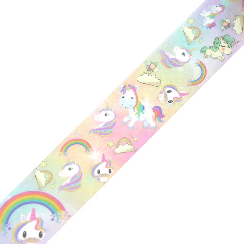 PC279 Единорог милый мультфильм васи ленты Скрапбукинг DIY деко креативные Kawaii маскирующие ленты