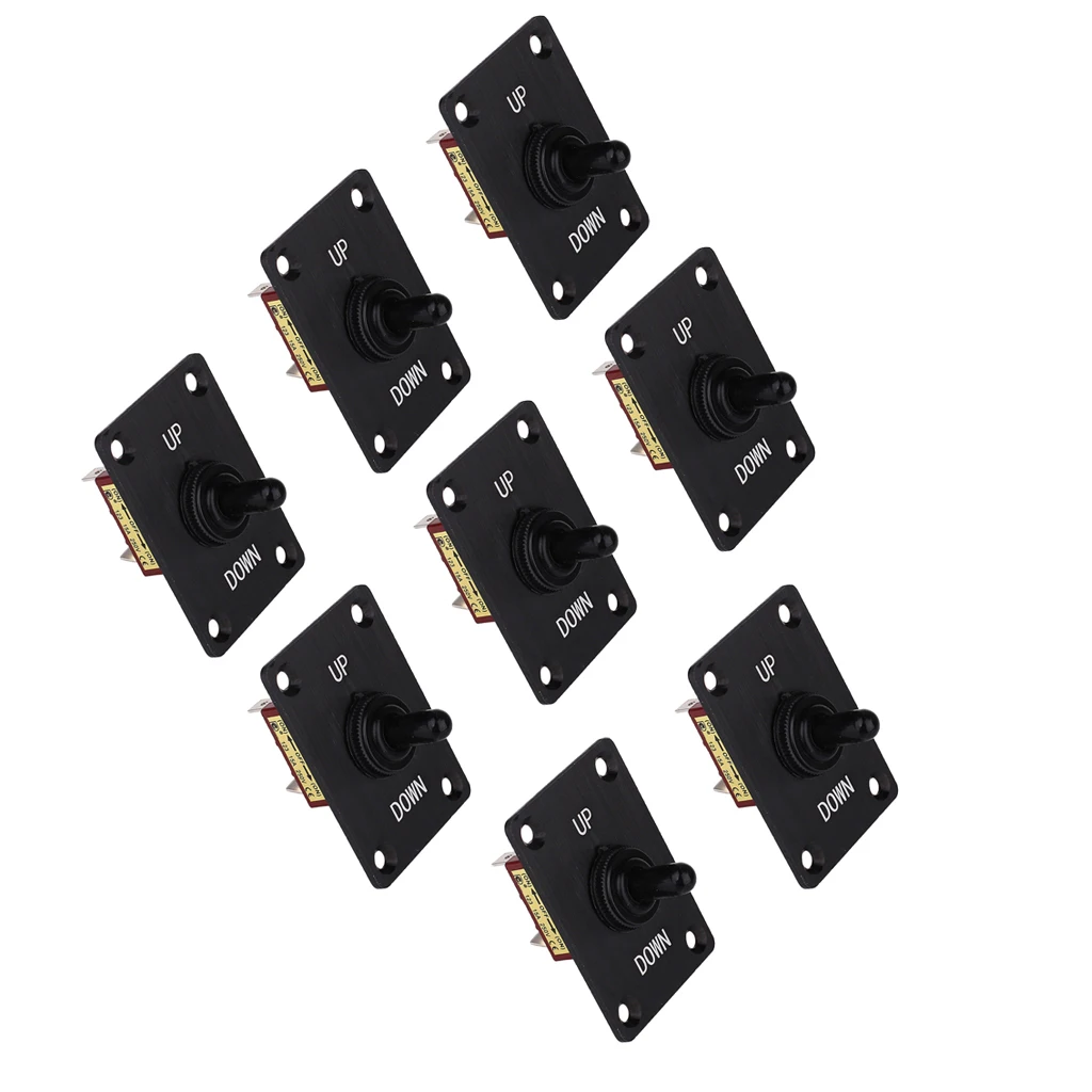 8x лодка морской 3 Pin с крышкой вверх/вниз Кнопка ВКЛ/ВЫКЛ/вкл кратковременный переключатель Панель 12V 15A