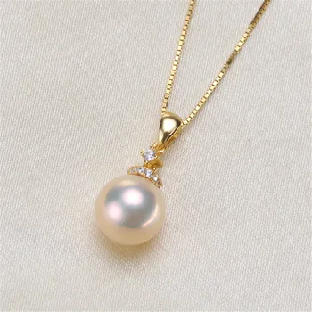 

Pendant Mount Pearl Accessories 925 sterling silver pendant of the same design Jewelry DIY No Pearl Free Shipping
