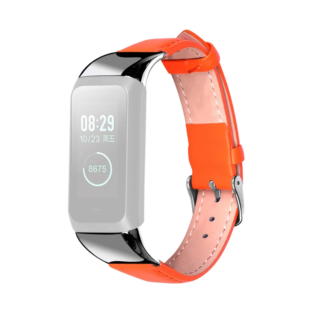 D Ouhaobin ремешок для часов Amazfit COR 2, кожаный ремешок, сменный ремешок для наручных часов, ремешок для смарт-браслета, аксессуары - Цвет: D