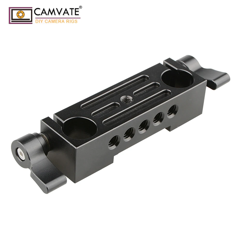 CAMVATE 2 шт. Стандартный 15 мм стержневой зажим с 1/4 &quot 20 ниток монтажное отверстие