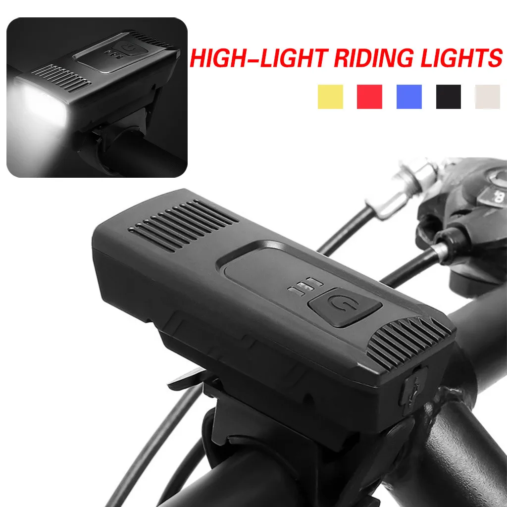 Bicycle Light Headlights USB Charging 55 Lumen 4 Mode Front lamp Night Ride Flashlight Cycling Equipment#p4 | Спорт и развлечения