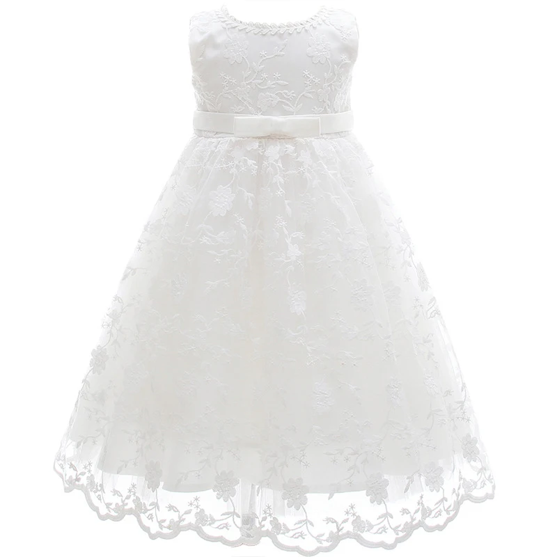 

Baby Christening Gown Floor Length Baptismal Outfits with Bonnet Hat Newborn Baby White Lace Baptism Dress Christening Robe