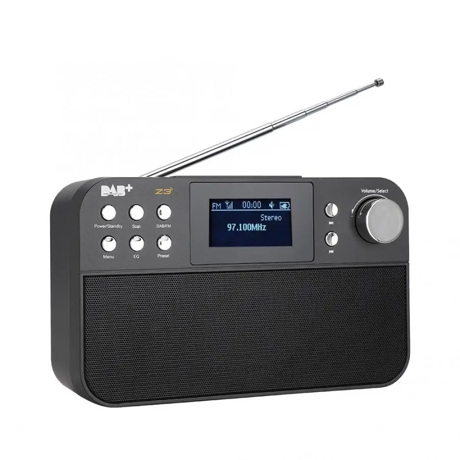 Z3 DAB+ FM цифровое вещание черно-белый дисплей 240x320 радио цифровое радио lcd Яркость Регулировка мини радио dab радио