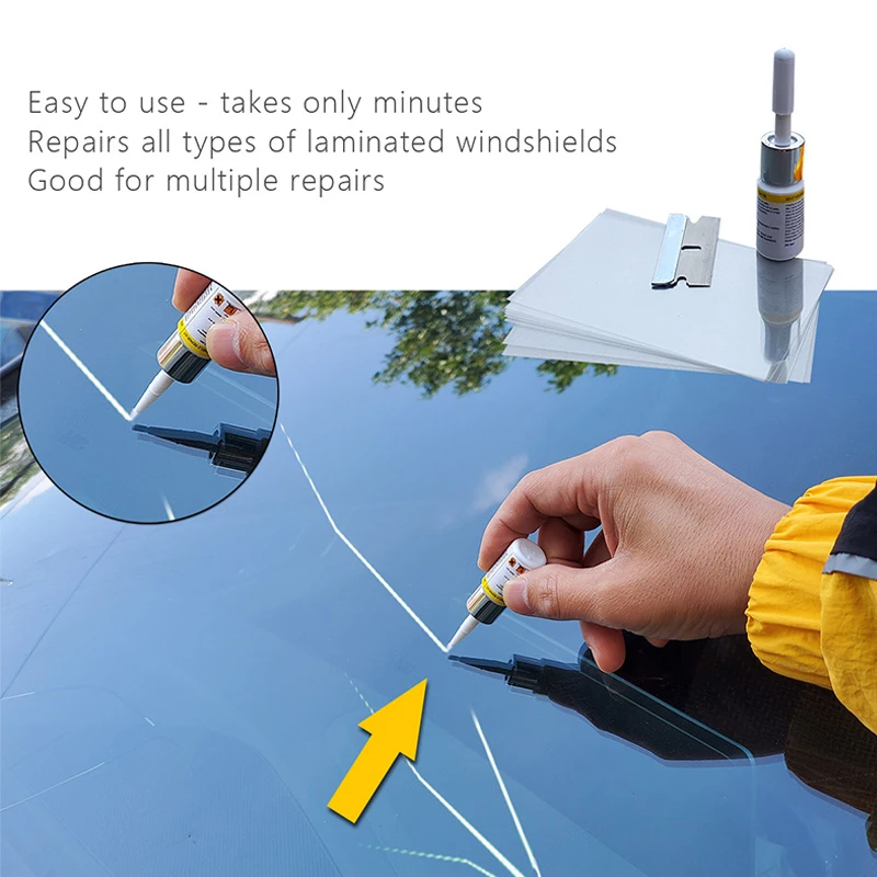 Car Windshield Repair Tool Diy Window Repair Tools Windscreen Glass Scratch Crack Restore Window Screen Resin Blade Strips Fillers Adhesives Sealants Aliexpress