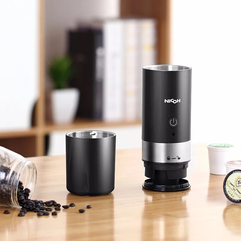  NICOH Capsule Coffee Machine Mini KCUP Coffee Machine Small Portable Capsule Coffee Powder Dual-use