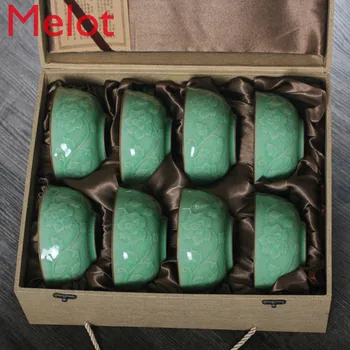 

Ice crack eating bowl set 6/8/10 tableware gift box Bowl set ceramic Bowl Strawberry Bowl