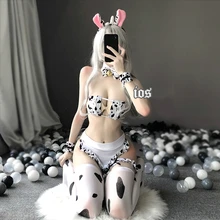 Costume de Cosplay de vache japonaise, Tankini, maillot de bain pour filles, Anime, Lolita, soutien gorge et culotte, nouvelle collection 2020 